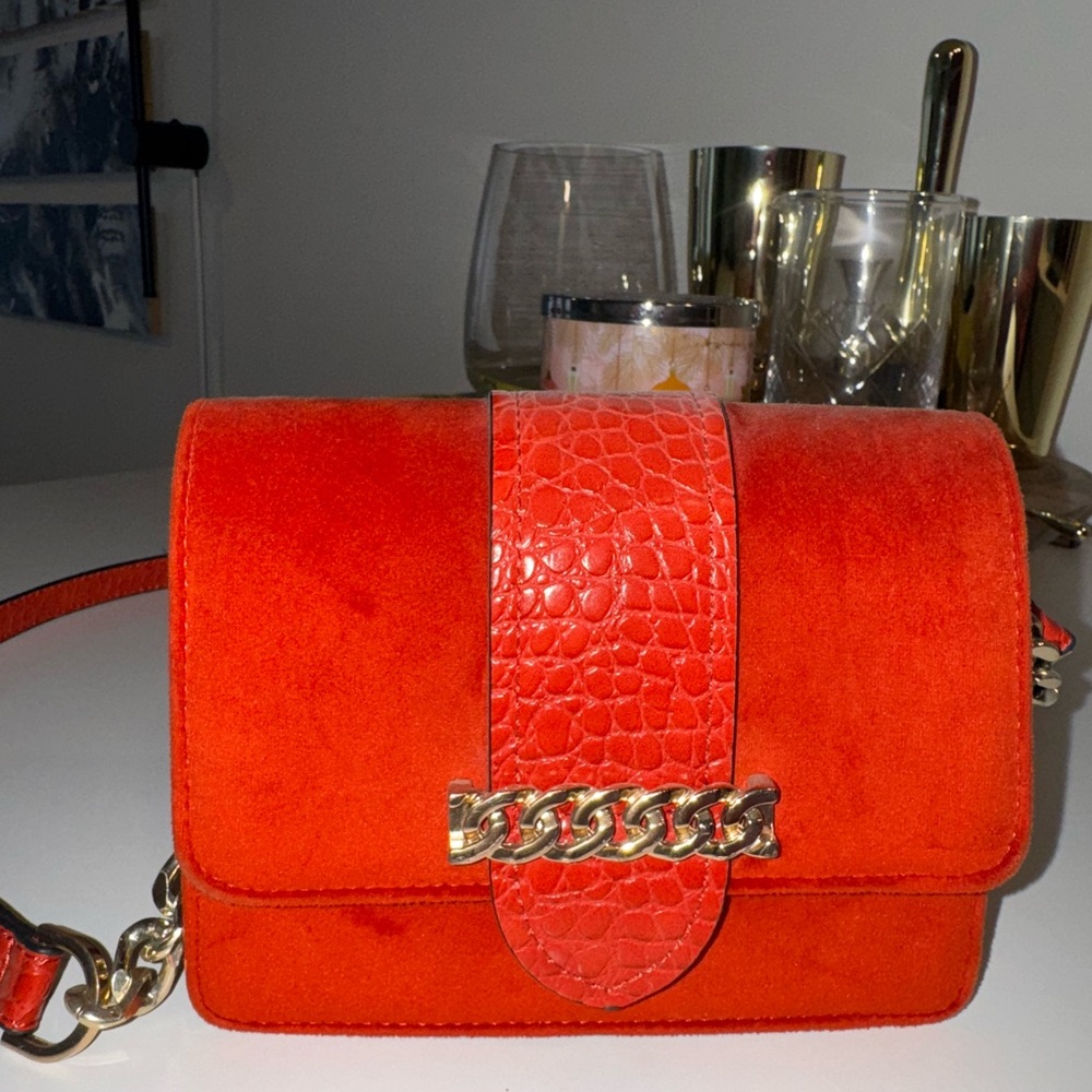 Top Shop Velvet Purse